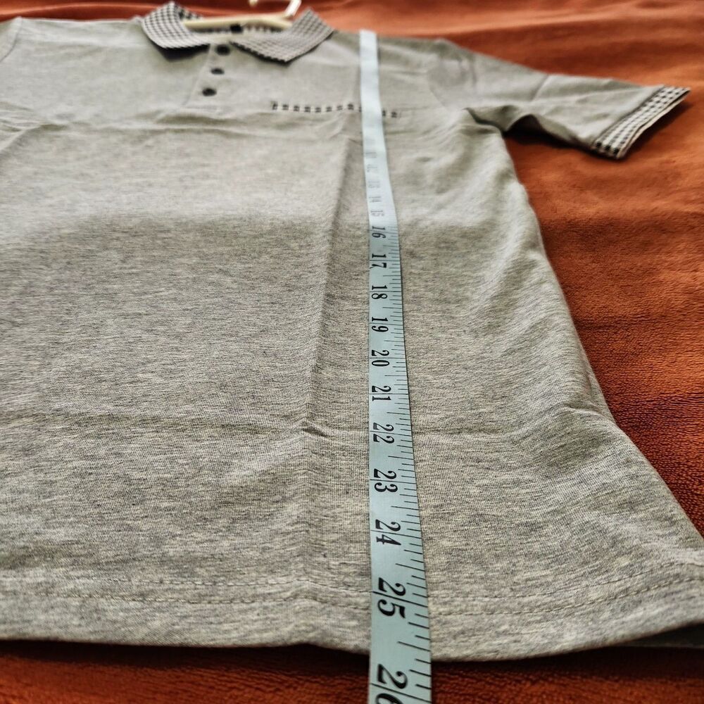 Dingshite Polo Shirt For Men Size Small Gray Color.  New - Picture 5 of 14